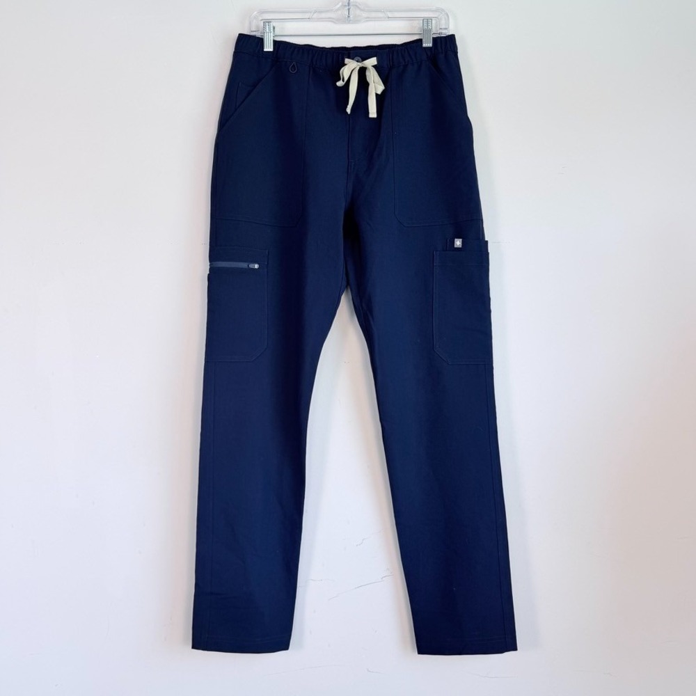 Figs Mens Cairo Slim Cargo Scrub Pants Medium Navy Medical